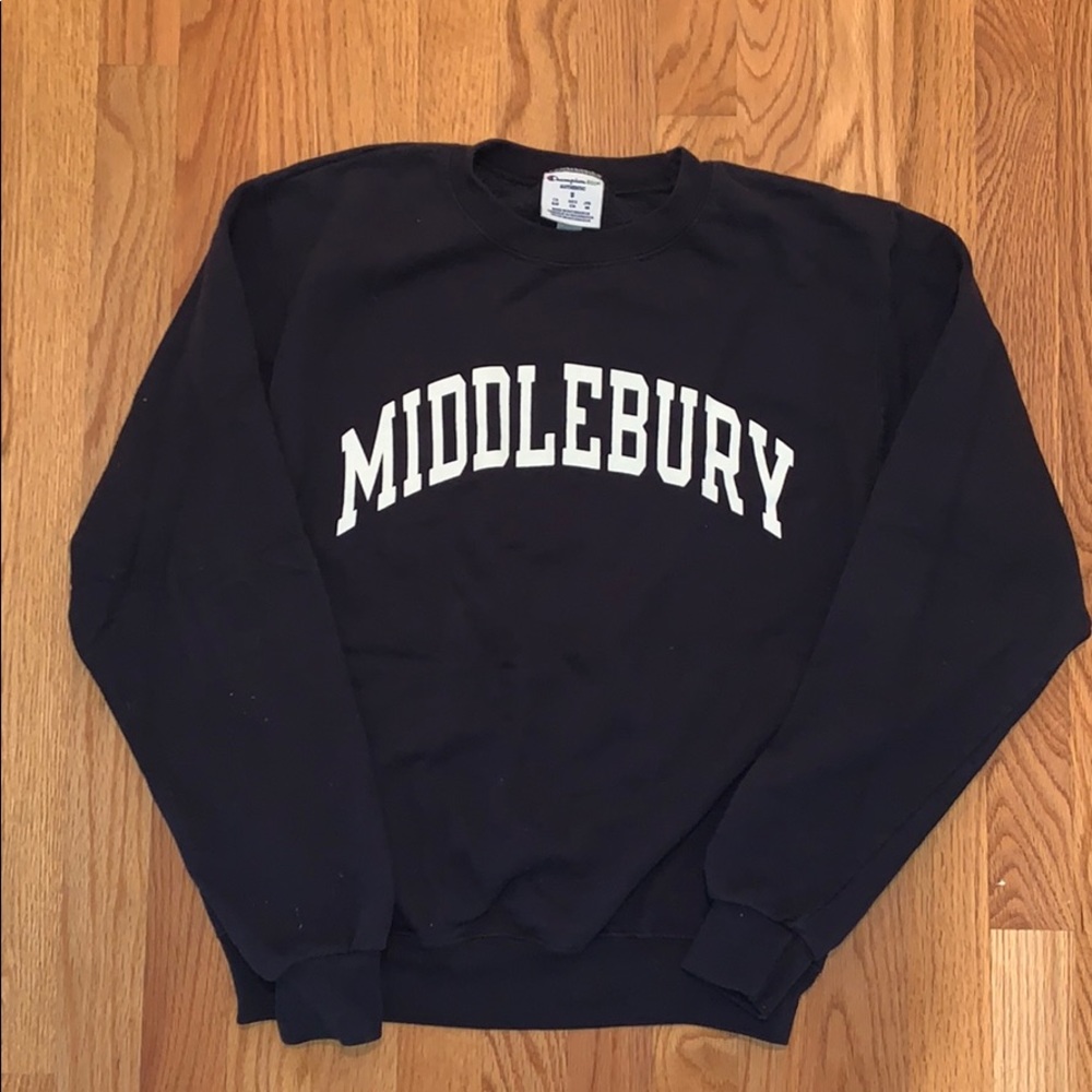 Navy Champion Middlebury Crewneck